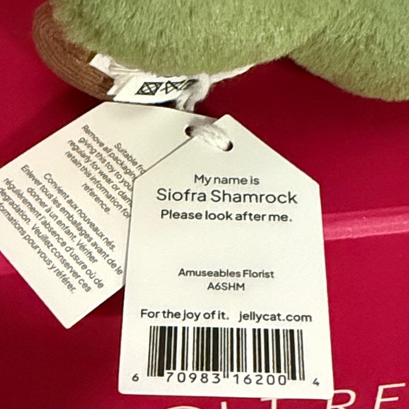 Jellycat Siofra Shamrock - Picture 10 of 13